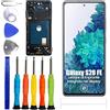 ERYNK Display LCD per Samsung Galaxy S20 FE SM-G780F [con cornice][nessuna funzione di impronte digitali] [6.5] display LCD Touch Screen Digitizer con set di attrezzi
