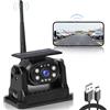 Hodozzy Telecamera Retromarcia Auto Solare Senza Fili HD 1080P Wifi Ricarica Solare e Tipo C, Magnetica Telecamera Posteriore Impermeabile, Visione Notturna Telecamera per Auto Camion, Camper 9-36V Hodozzy