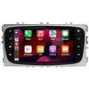 ADIVOX Autoradio Android 14 - Ford Focus, Mondeo/C-MAX/S-MAX 2006-2011 CarPlay e Android Auto, display touchscreen CarPlay da 7 pollici, sistema autoradio multimediale wireless HD (grigio, qua