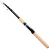 EfforPrac Fibra di carbonio canna da pesca 210 centimetri anello antideflagrante | Sezione corta da 120 cm, sedili per mulinello rinforzati, EVA antiscivolo per la presa, perfetto per spazi ristretti, design