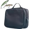 Generic Rilegatura per gambe con cerniera e maniglia robusta impermeabile portatile | Borse per raccoglitori ed esche Custodia per Rig Leader Acqua Dolce E