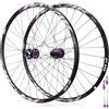 HWEVDHJ Ruote MTB 24 26 27.5 29 Ruota A Sgancio Rapido 100/135mm Freno A Disco | Cerchi In Lega Di Alluminio 32H, Set Di Ruote for Mountain Bike For Cassetta Da 7-12 Velocità