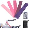 Generic Nastro stazionario per yoga confezione da 5 fasce per l'allenamento della | Fasce elastiche per gambe, braccia, schiena, cosce, casa, squat, pilates, allenamento per la forza