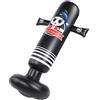 BSTiltion Sacco da boxe gonfiabile con design robusto, per alleviare la pressione e lo stress, in PVC, 1,6 m, nero