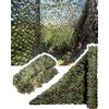 Generico Rete Mimetica Militare Rinforzata 4x4m 210D Oxford Camouflage Tela Netto, Leggera Reticolato da Camuffamento, Frangivista, per Caccia Campeggio Giardino Protezione Solare