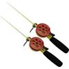 Generic 2pcs Ice Fishing Rod Fit vari tipi di pesce, uso portatile | Canna da pesca sul ghiaccio ad alta sensibilità punta sensibile per rilevamento dei pesci, uso portatile in attività di pesca