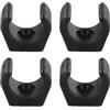 QOXEZY Clip di supporto per pagaia per barca, 2,5 cm, clip per canna da pesca, 4 pezzi