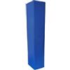 SamLng Protezione for palo Quadrato Regolabile Blu da 150-210 cm for Pallacanestro pallavolo, 1 PCS