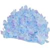 Paraphee Cuffia da nuoto con petali floreali per capelli lunghi, alla moda, stile retrò, per bagno, spiaggia, piscina, per donne e ragazze (grande fiore)