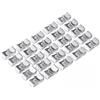 predolo 25 Pezzi Clip Fermacavi Telaio Rimorchio Spring Steel Supporto Fili Auto Gestione Cavi Elettrici Ordinata Fissaggio Facile Bordo Telaio Rimorchio Resi