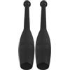 BESTOMZ 2 Pezzi Bastone Ponderato per Allenamento Combattivo, 1 Lb, Nero | Pp, Uso in Palestra e Casa, Ingombro Ridotto, Flessibile, Adatto a Sessioni Dinamiche
