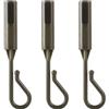 QOXEZY 3pcs Carp Fishing Hook Hanger Rack Shift Hook Holder con EVA Pad per la protezione della canna da pesca d'acqua dolce accessori rosso verde nero