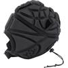 DEEPCRAFF Casco Protettivo da Rugby Nero in Eva, Taglia Unica, Ventilato | Adatto per Football e Hockey, Vestibilità Aderente, Estensione Flessibile, Finitura Elegante, Antiscivolo