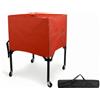 Baoblaze Carrello Portapalline da Tennis Portatile Carrello da Tennis con Vassoio per Giocatori Ricreativi, Sessioni di Allenamento