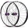 HWEVDHJ Set Di Ruote MTB 24/26/27,5/29 Freno A Disco 12*100/12*142mmPerno Passante | Cerchio A Doppio Strato, Ruota Mountain Bike, Per Cassette A 7/8/9/10/11/12 Velocità