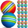 JUMPLAWN Arcobaleno Palline da Golf in EVA 26 Pezzi, per Allenamento | Flessibili e Difficili da Deformare, Resistenti alla Rottura, Uso Multifunzionale per Cane e Gatto