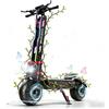 FENGQS GT9 Monopattino Elettrico Fuoristrada per Adulti, Doppio Motore, Batteria 60 V 38 Ah, Autonomia fino a 150 km, Pneumatici Tubeless da 12, Freni Idraulici E-ABS