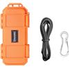 Harnds Contenitore impermeabile con spugna antiurto e resistente alla pressione, struttura di tenuta Wild Survival Storage Box per campeggio, nautica e sport acquatici