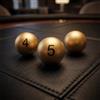 TOYANDONA 50 Pezzi Palline da Ping Pong Dorate Numerate in PP | Confezione Grande per Estrazioni e Addobbi, Finitura Oro, Facile Identificazione, per Feste, Giochi e Carnevale