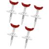 Generic Set palla per colpi ripetibili | Confezione da 5 magliette in nylon con guide di altezza e coppa larga