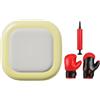 Generico Sacco da Boxe da Parete Inflatable Antiscivolo Assorbente Urto | Kit Punch Pad ad Aria per Adulti Per Palestra Domestica, Ufficio, Seminterrato, Camera, Sala Giochi, Studio, Dormitorio,