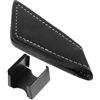 ULTECHNOVO Porta Gesso da Biliardo Clip Elastica, Capienza Grande, Nero | Ferro e Cuoio, Design Multifunzionale Clip, per Casa e Ufficio, Accessorio per Stecca