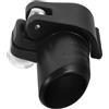 DEEPCRAFF Clip di Fissaggio Esterno per Bastone da Trekking, Plastico Nero | Compatibile Bastoni da Trekking e Bastoni da Camminata, Installazione Facile, Viti Incluse