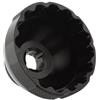 Generic Attrezzo per bici in lega di alluminio, 44 mm, design a 16 scanalature per rotore centrale per riparazione del movimento centrale e antiruggine per biciclette