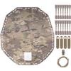 Monetais Casco foglia 3D Scrim Copertura in rete traspirante Corde elastiche Camouflage