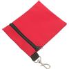 LIFKOME Borsa Porta Palline da Golf Compatta in Nylon, Rossa, Aggancio | Elastico e Design a Marsupio, Si Appende alla Cintura o Sacca, Pratica per Accessori Sportivi