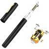 EKalgretrA Mini Canna da Pesca Telescopica Tascabile Portatile 20 Cm | Canna da pesca piegata a forma di penna con mini canna da pesca portatile con ruota mulinello
