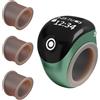 Generic Battipenna contatore preciso stabile in tempo reale Pryl | Anello Contatore Per Indoor Daily Walking Golf Esercizio in classe Matematica