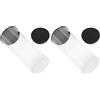 jojofuny 2 Pezzi Tubo per Palline da Golf in Pvc, Compatto ed Elegante | Protegge le Sfere, Facilita L'identificazione, Aiuta L'ordine, Design Stiloso, Uso nel Golf