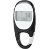 PQLXJJYUR Contapassi 3D Movimento Impermeabile Calorie Conteggio LCD Moschettone Fitness Clip Sul Contacalorie Passo Preciso E Facile Da Leggere