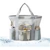 Generic Tote Borsa da Spiaggia Multicamera, Manico Largo, Rete | Borsa da spiaggia e piscina in rete per scarpe, asciugamano, trucco, giocattoli, viaggi, palestra, estate, shopping, picnic