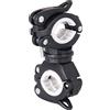 PENCHEAK Supporto per luce bicicletta, rotazione a 360º con morsetto a clip | Staffa di montaggio per bicicletta per torcia anteriore da bicicletta, supporto per faro LED, supporto per luce manubrio