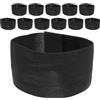PRETYZOOM 12 Pezzi Bracciale Funebre Nero, Fascia di Lutto Elastica in Poliestere Traspirante, Bracciale Commemorativo per Polizia e Squadre Sportive, per Cerimonie e Eventi Rispettosi