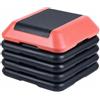 SunsoilGiant Step Fitness Stabile Pedana per Aerobica Struttura Robusta a Strati, Step da Ginnastica, Basso Profilo, Piattaforma Fitness, per Palestra