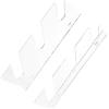 GATHINESS Supporto da Parete per Skateboard Trasparente a 3 Livelli in | Longboard e Skateboard, Spessore Tavola Fino a 2 Pollici, Montaggio Rapido, Uso in Club e Negozi