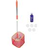 HOMOCONO Raccoglipalle da Ping Pong Portatile Manico Staccabile Rosso | Lega di Alluminio e Nailon, Uso Interno ed Esterno, Struttura Robusta, Versatile per Palline da Tavolo