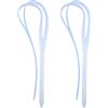 iplusmile 2 Pezzi Cinturino in Silicone Blu per Maschera Subacquea con Fibbia | Sostituzione Rapida, Comfort in Plastica, per Piscina e Acque Aperte, Accessorio per Occhialini e Maschere