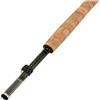 Todikaper Fibra di carbonio Tenkara Rod 350cm Design leggero | Imitazione impugnatura in legno, 113 g ultraleggero, compatto 44 cm conservato, pesca in montagna, durevole
