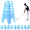 Generic Magliette da golf simulatore | 10 maglie da golf | Magliette in PE per riporre le palline Glof su campi da golf, cortile, parchi, campi da golf