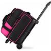 LOVIVER Trolley da Bowling Capiente Bagaglio Scorrevole, Borsone con Carrello, Resistente, Borsone con Manico Telescopico, per namento