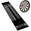 Generic Darts Distance Mat - Tappetino per freccette, 300 x 34 cm (0,5 cm di spessore), antiscivolo, in velluto di cristallo, tappeto per freccette, tappeto professionale per le dita dei piedi, per sala pausa