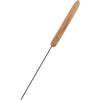 TOYANDONA Infila Vermi da Pesca in Acciaio Inox e Legno per Esche | Uso per Pesca in Acqua Naturale All'aperto, Manipolazione Igienica, Formato Portatile, per Vermi Vivi