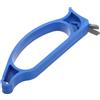 DEEPCRAFF Affilatrice per Pesca Invernale, Accessorio Portatile Blu | Abs, Uso Semplice e Rapido per Lame del Trapano nel Ghiaccio, Design Multifunzione per Attrezzatura da Pesca
