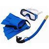 predolo Kit Maschera Boccaglio e Calzature | Cinghia Elastica Regolabile, Set Snorkeling con calzature palmate, Infrangibile, Attrezzatura, per Piscina, Principianti