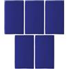 Alipis 5 Pezzi Bracciale da Capitano in Nylon Blu, Elastico | Nastro da Braccio per Squadra, Chiusura a Strappo, Confortevole e Traspirante