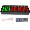 Culnflun Timer da Palestra Orologio da Palestra Timer a intervalli per Allenamento Timer Tabata Timer da Palestra Orologio con Telecomando Ampio Display a LED da 12,4 Pollici per